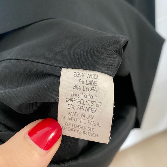 Theory Black Wool Dress sz 4 - Picture 3 of 9